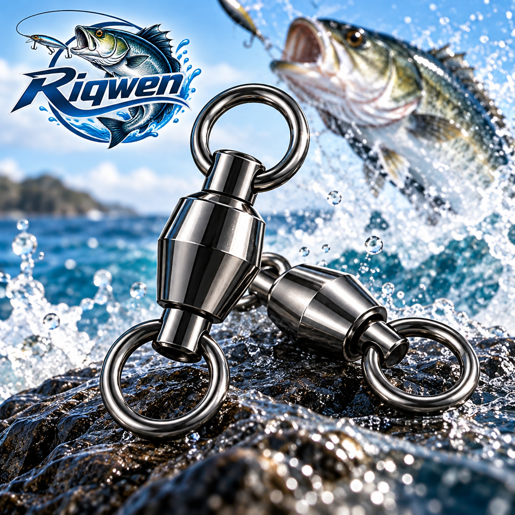 Fishing Swivel Connectors with Metal Rings — image 2