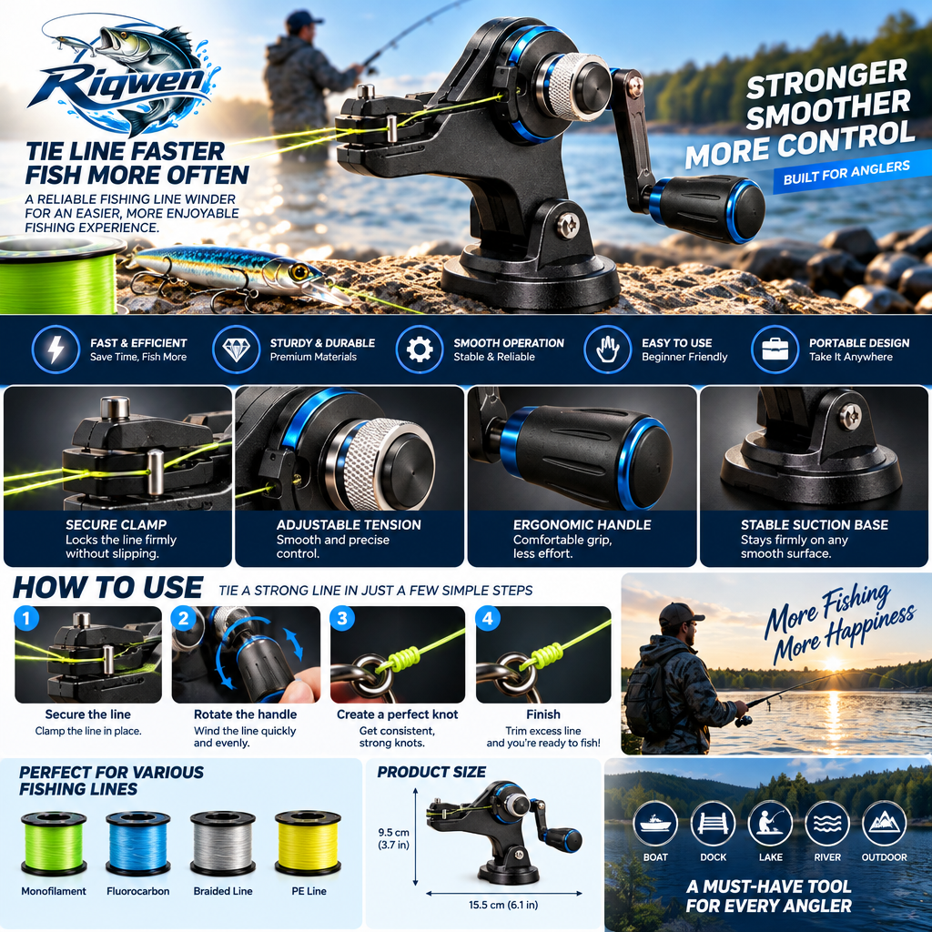 Manual Fishing Line Spooling Tool — image 5