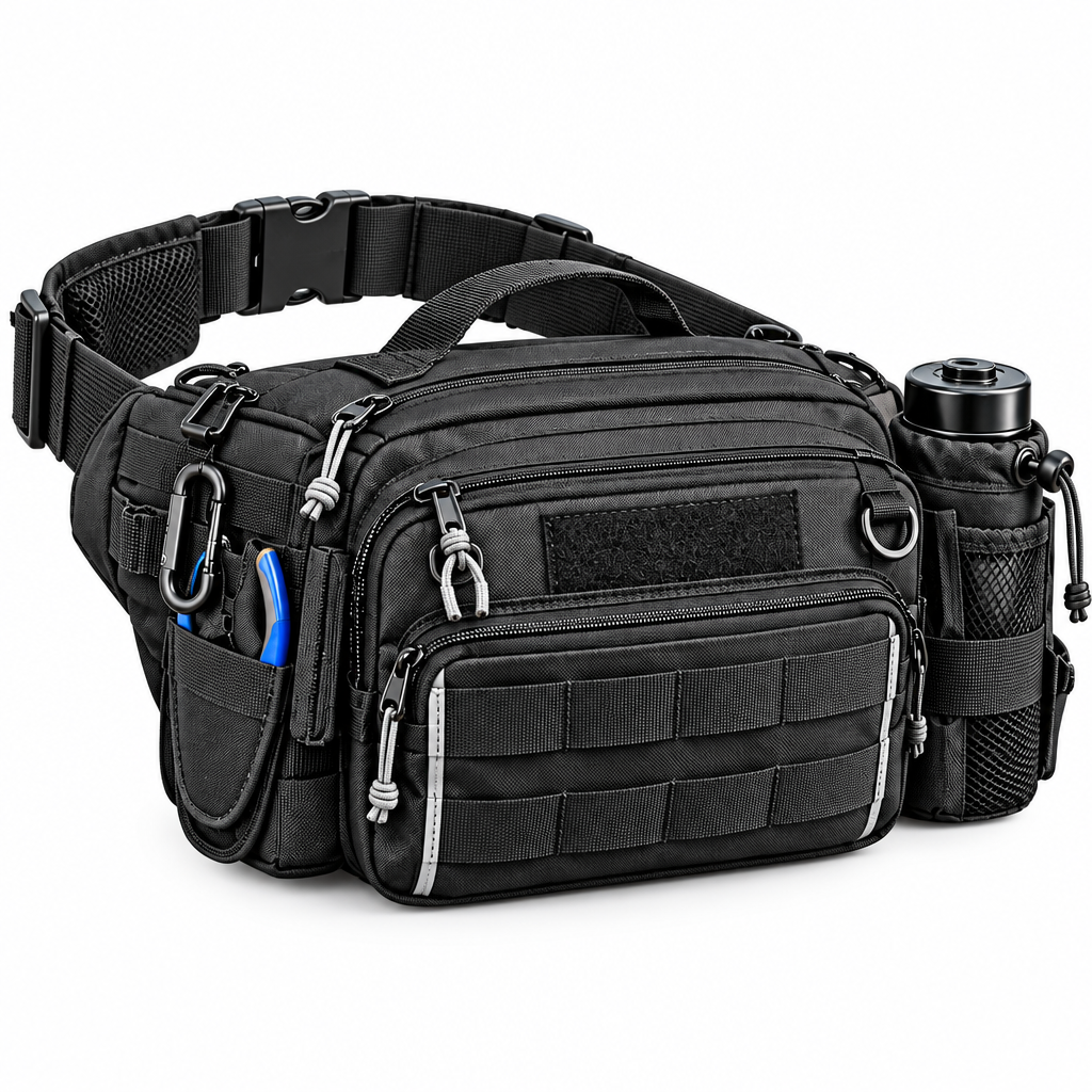 Multi-Pocket Fishing Tackle Waist Bag — image 1