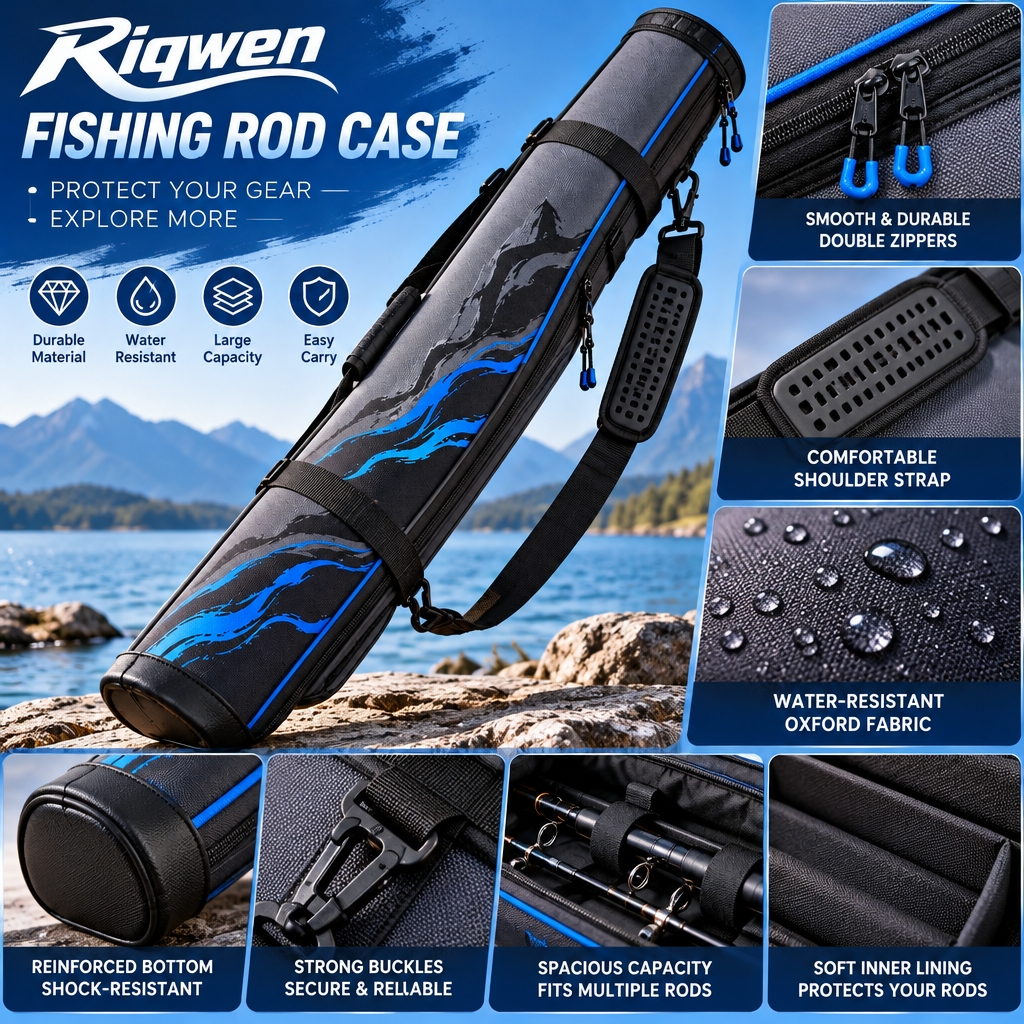 Fishing Rod Carry Bag with Shoulder Strap — image 3