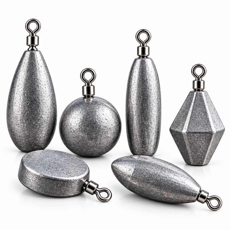 Assorted-Shape Fishing Sinker Weights