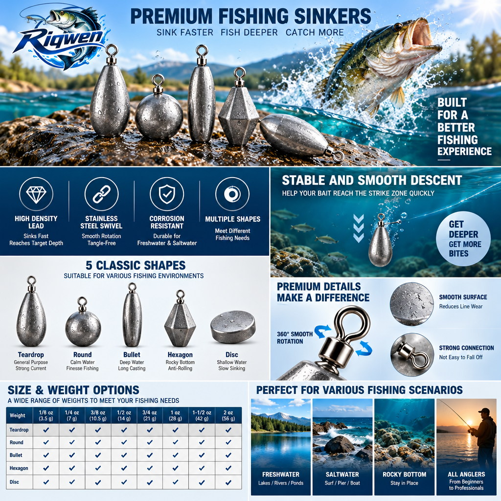Assorted-Shape Fishing Sinker Weights — image 5