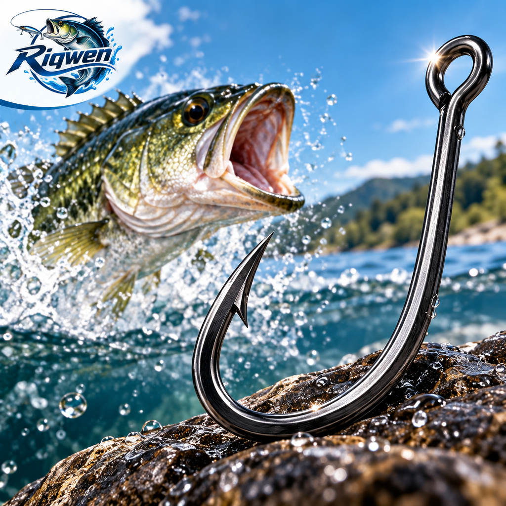 Wide-Gap Single Fishing Hook — image 2