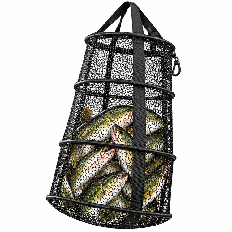 Mesh Fishing Keepnet with Carry Handle
