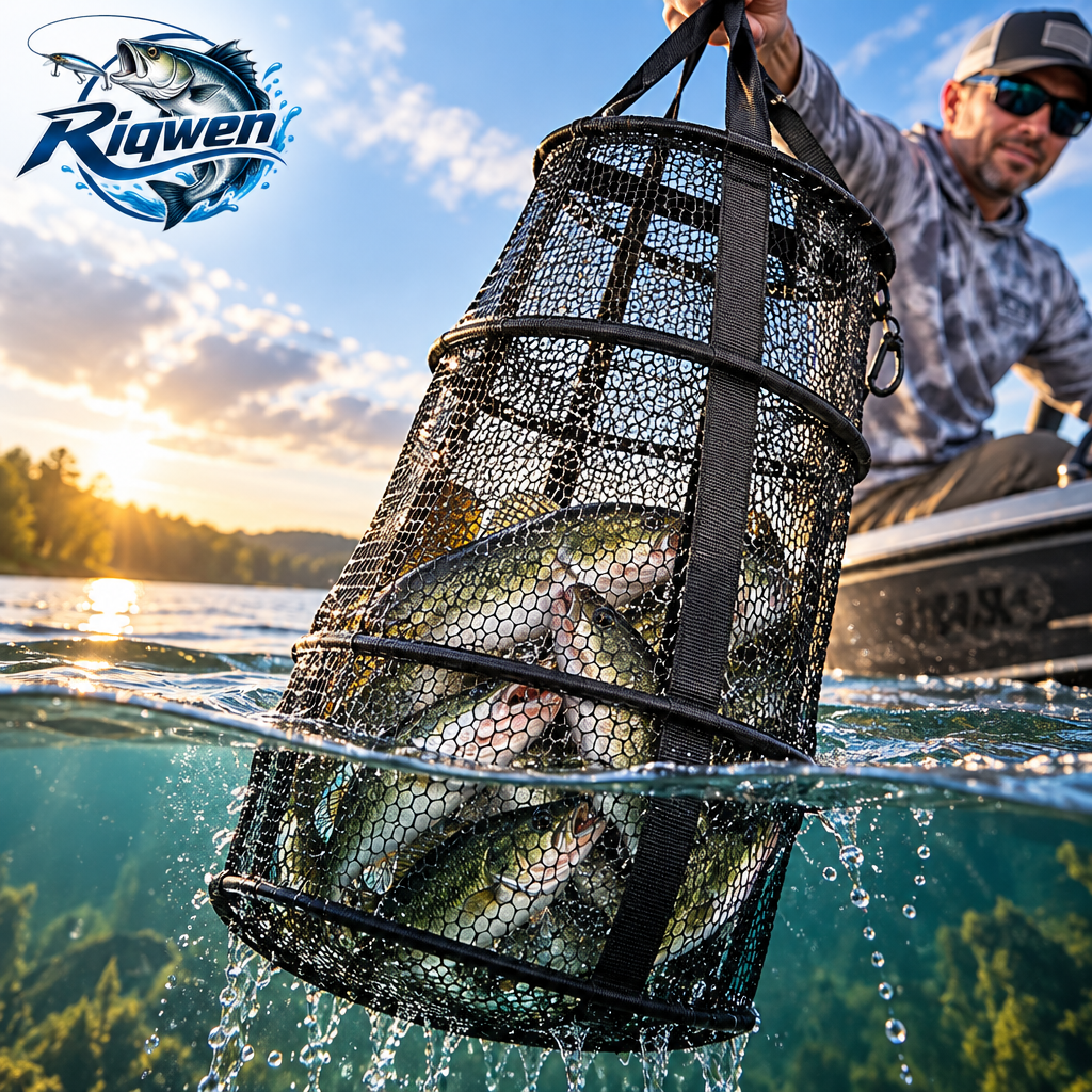 Mesh Fishing Keepnet with Carry Handle — image 2