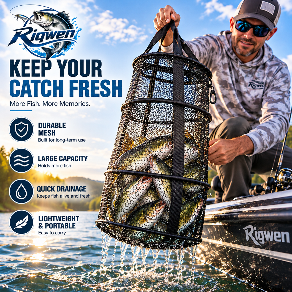 Mesh Fishing Keepnet with Carry Handle — image 4