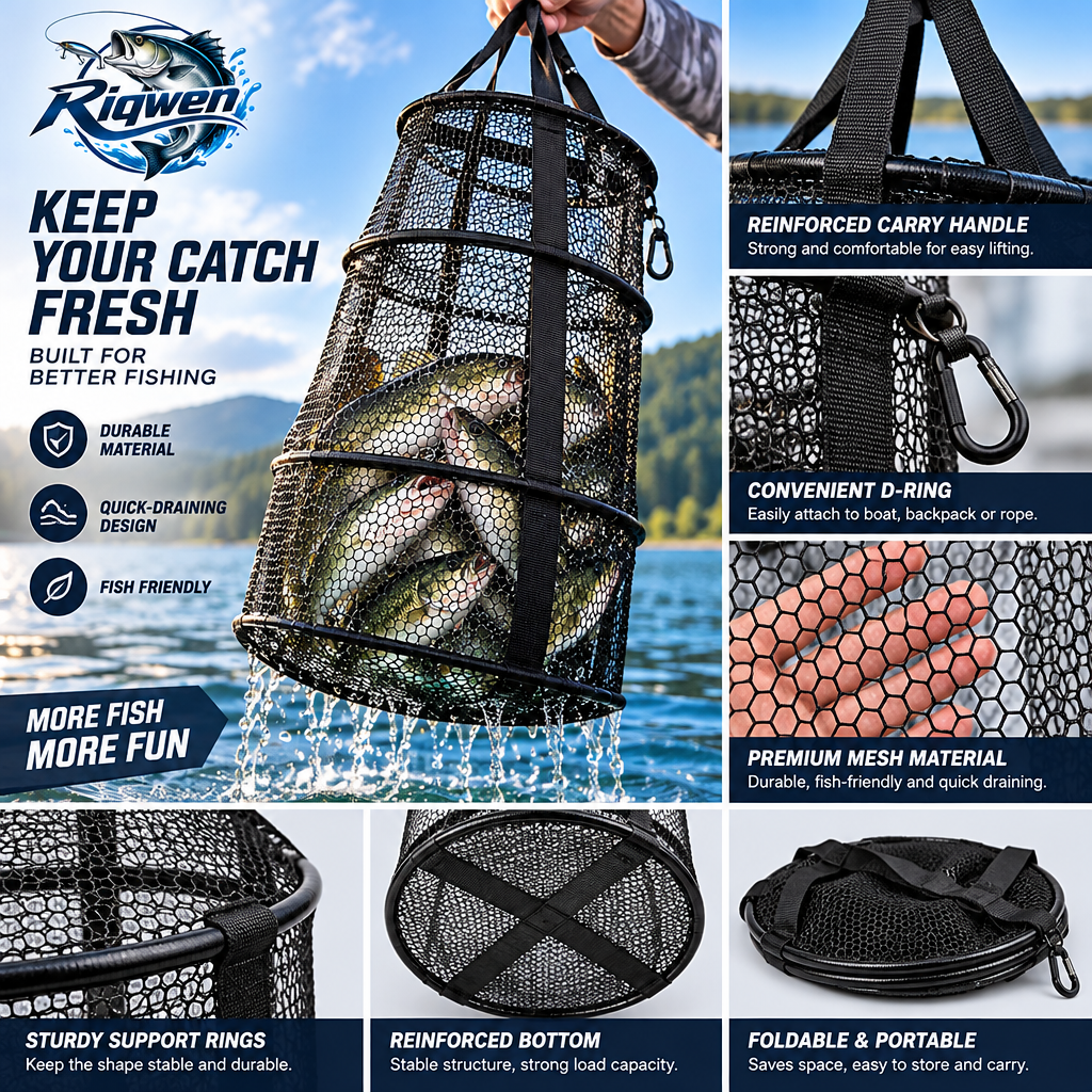 Mesh Fishing Keepnet with Carry Handle — image 5