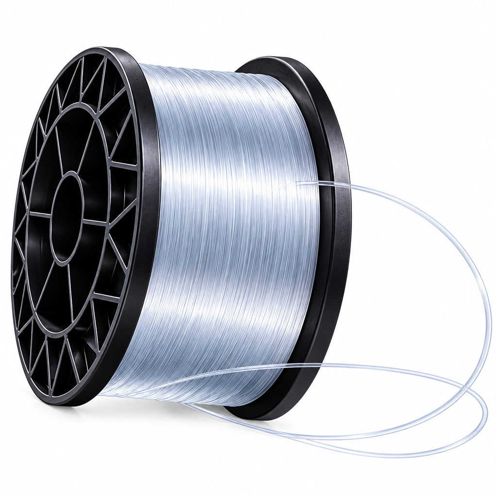 Clear Fishing Line on Storage Spool — image 1
