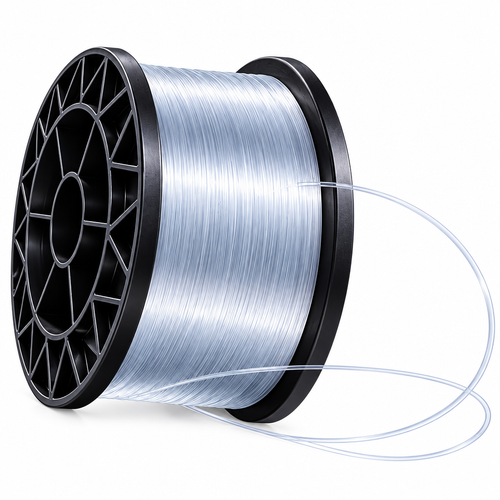 Clear Fishing Line on Storage Spool — image 1