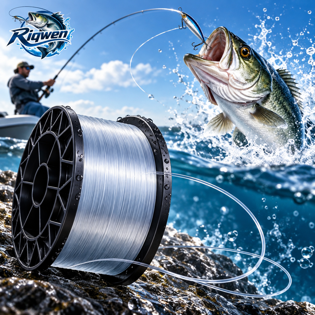 Clear Fishing Line on Storage Spool — image 2