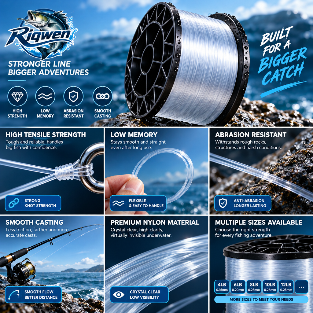 Clear Fishing Line on Storage Spool — image 3